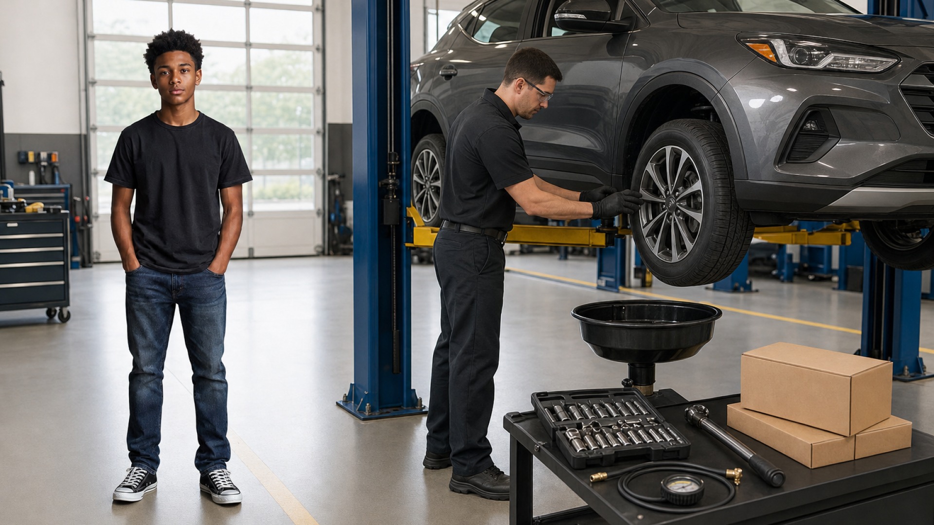 Maintenance, Repairs, Tires, Brakes, Oil Changes, and Parts